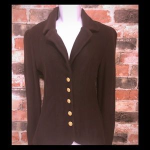 Sweater knit blazer  Brown size M